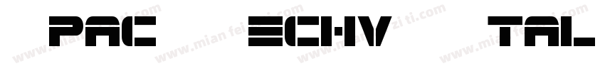 Spac3 Techv 17 Ital字体转换